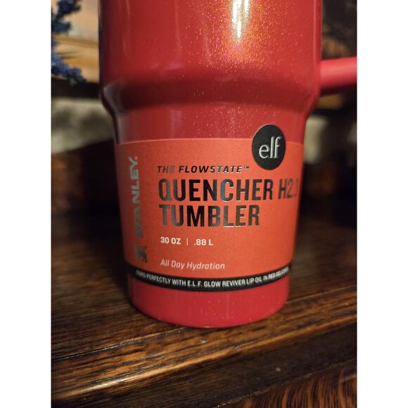 Stanley x "ELF" 30oz Red Delicious Quencher Tumbler NEW (1 Tumbler) - Picture 5 of 9